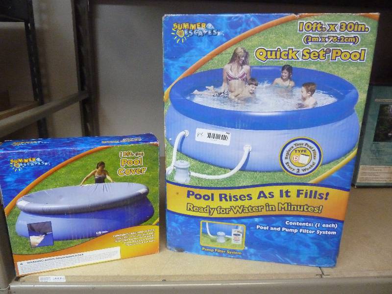 Quick Set Pool and Pool Cover