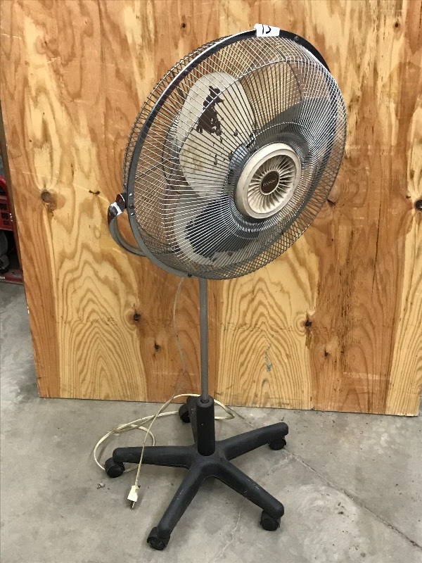 lot 13 image: Wheeled Floor Fan
