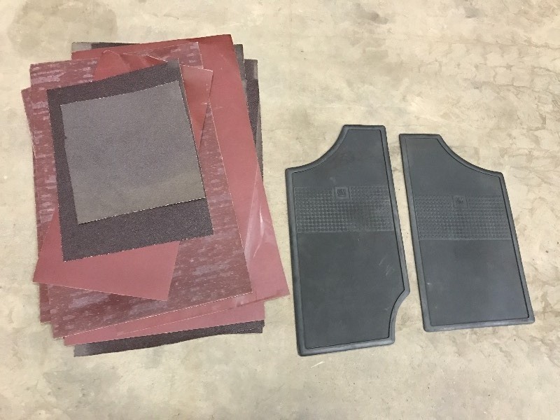 lot 51 image: Mud Flaps & Sand Paper Lot