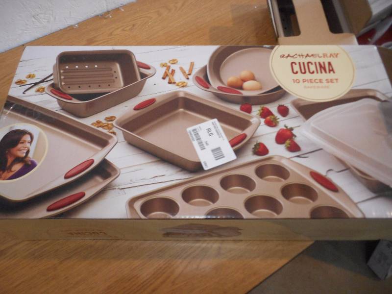 Rachael Ray Cucina 10-Pc. Nonstick Carbon Steel Bakeware Set