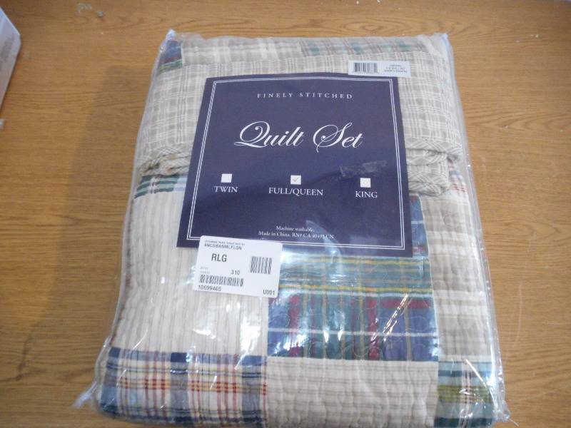 Greenland Home Oxford Quilt Set - FullQueen
