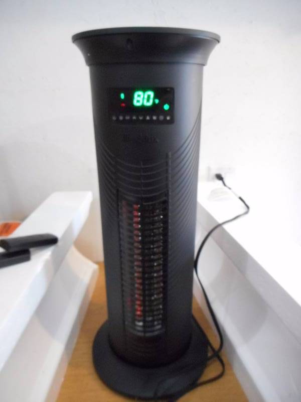 LifeSmarT infrared space heater tower