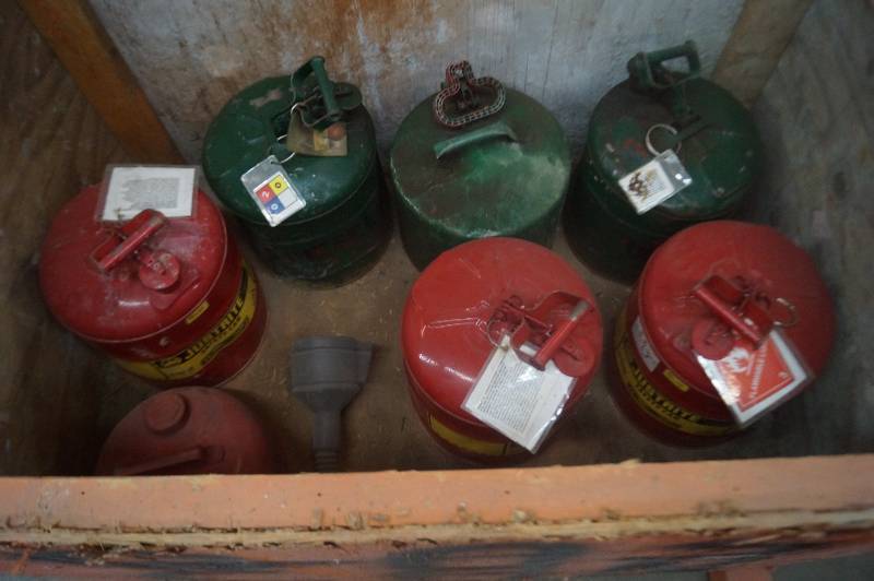 lot 12 image: Gas Cans