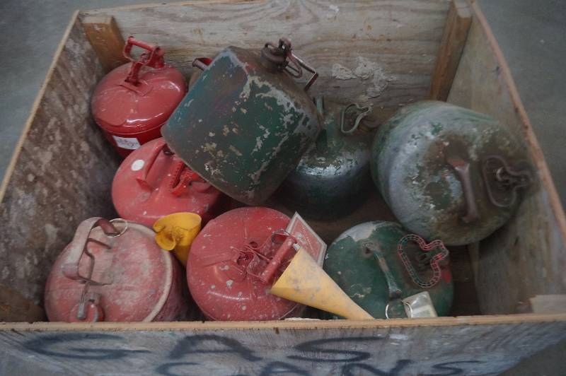 lot 13 image: Gas Cans