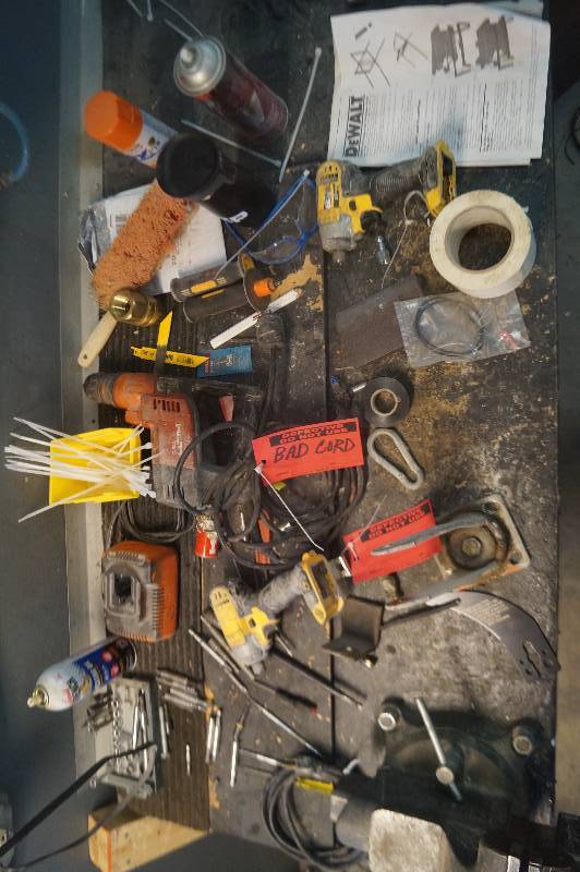 lot 51 image: Drills, Bits & Spray paint