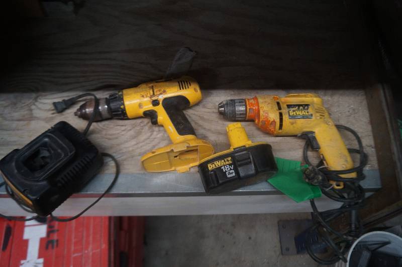 lot 121 image: DeWalt Drills