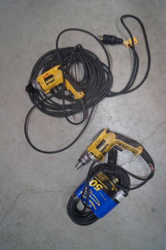 lot 219 image: DeWalt Drills