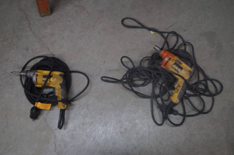 lot 222 image: DeWalt Drills