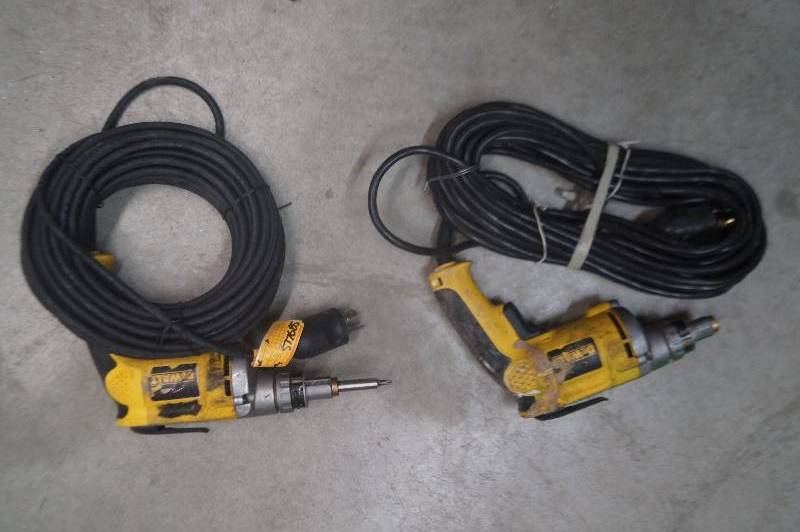 lot 223 image: DeWalt Drills