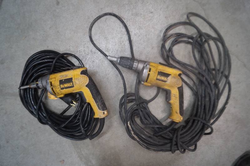 lot 224 image: DeWalt Drills