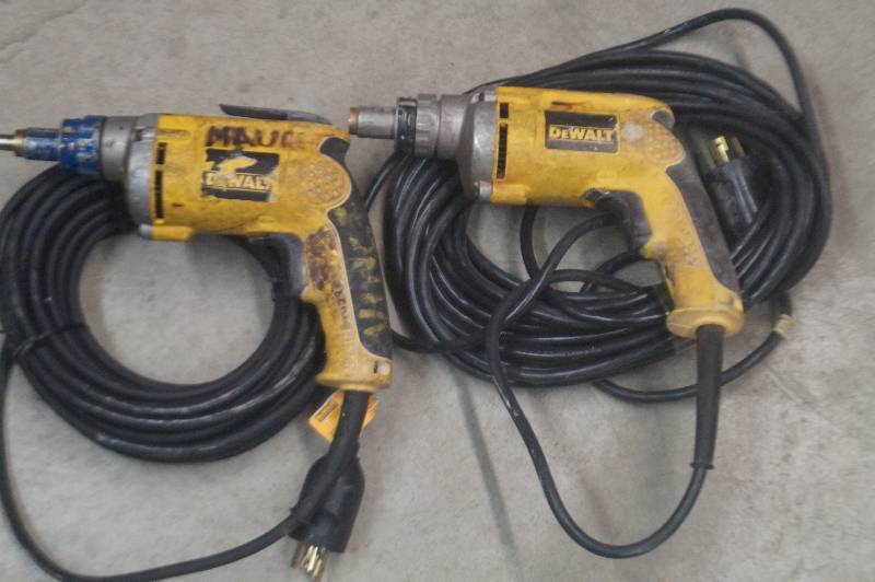 lot 229 image: DeWalt Drills