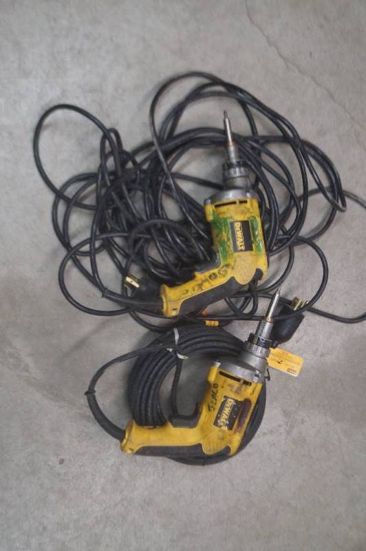 lot 231 image: DeWalt Drills