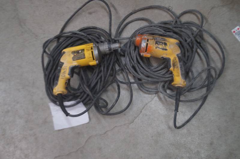 lot 232 image: DeWalt Drills