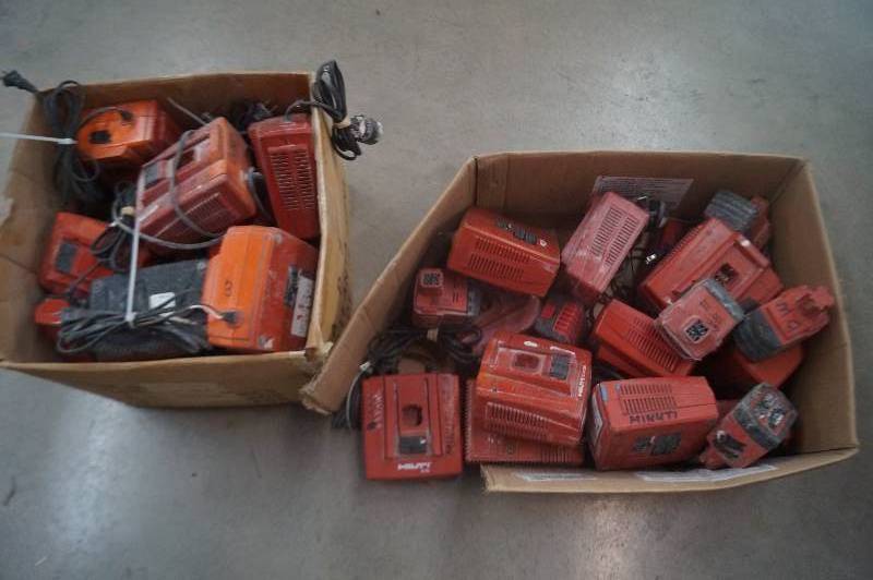 lot 291 image: Hilti Chargers & Batteries