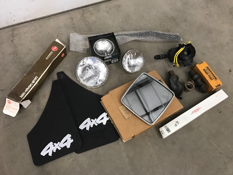 Box Of Assorted Automotive Supplies