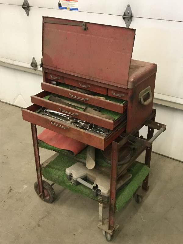 Huot Toolbox With Cart & Contents