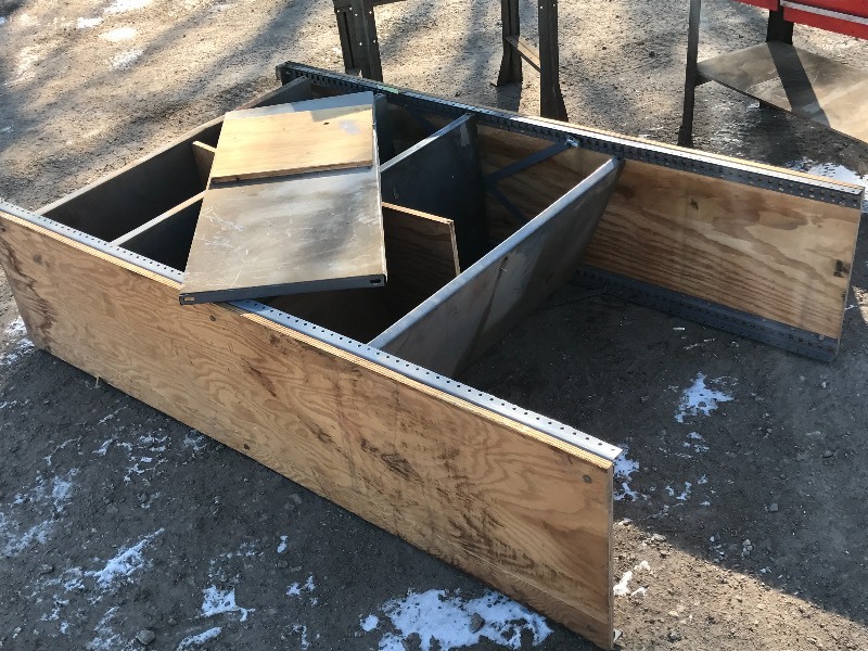 Lot Of Work Benches & Shelving