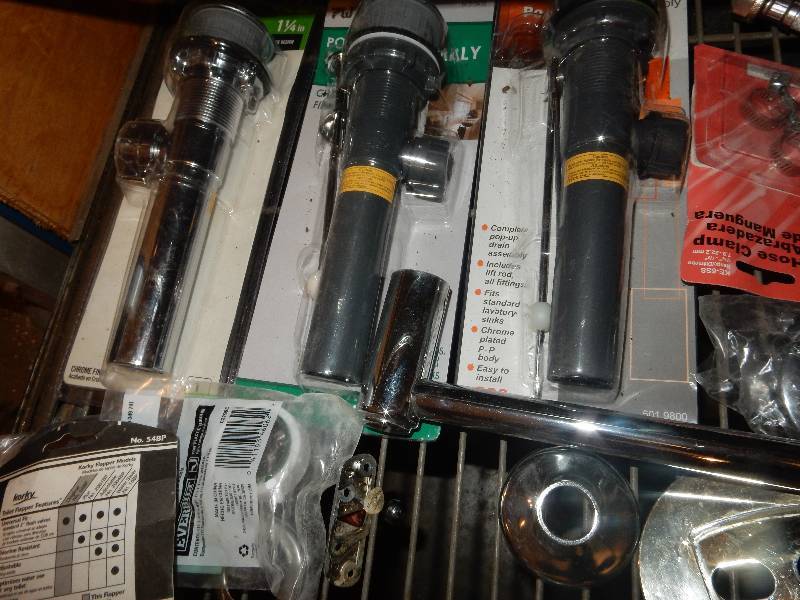 Misc. Plumbing items as pictured. See closeups