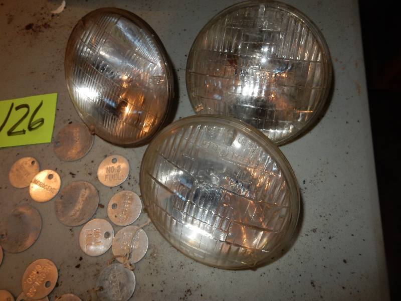 3, head light bulbs  gas label tags