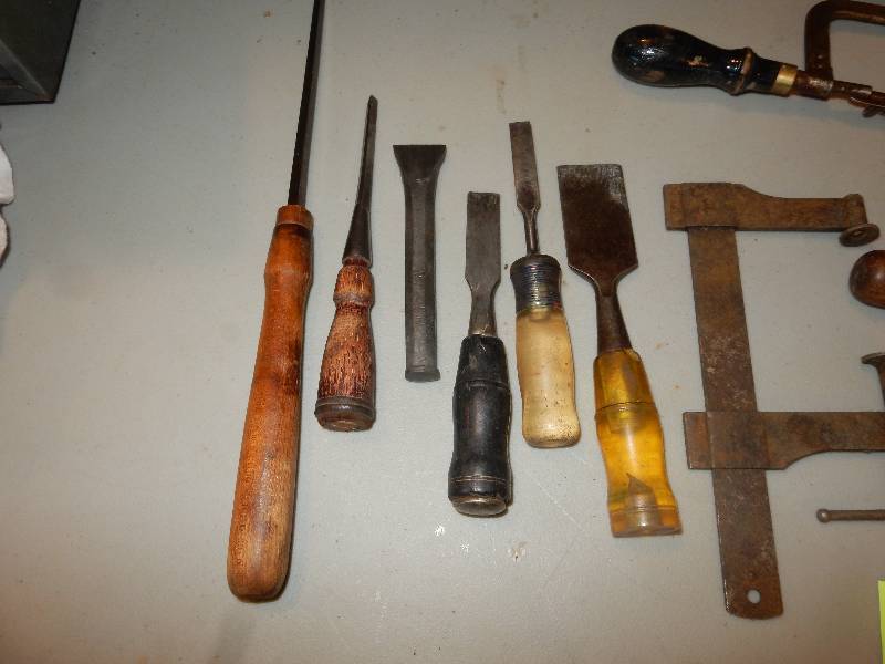 Misc. Saws and Chisels as pictured.. See closeups