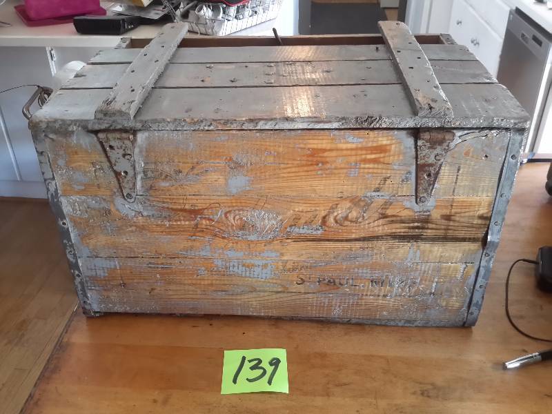 Vintage Schmidt Beer Case.. 24in x 16 in x 13in