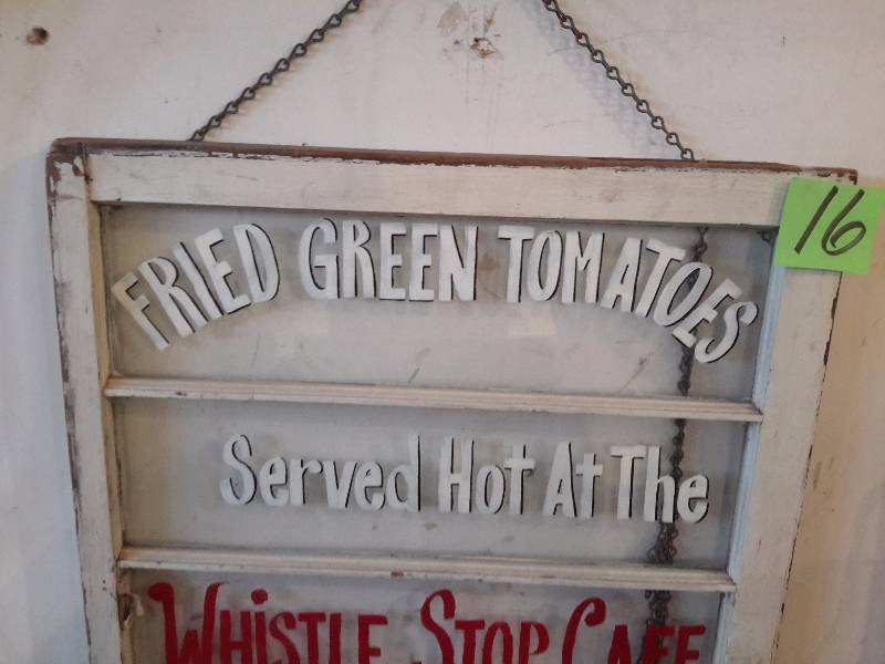Fried Green Tomatoes, WHISTLE STOP CAF Window.
