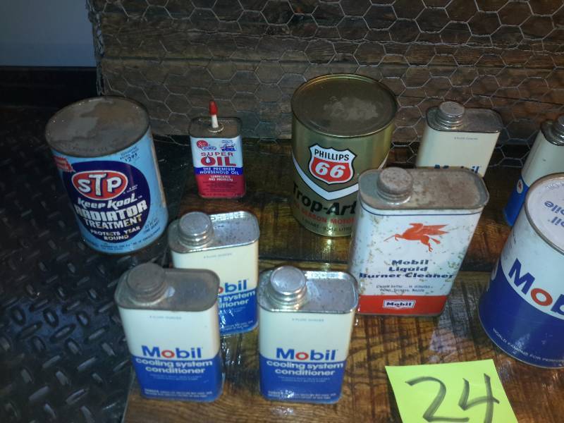 2 Gas Cans and Misc. Automotive Liquids.