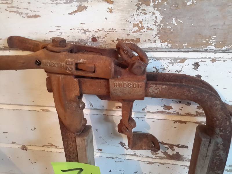 Vintage Cow Stanchion