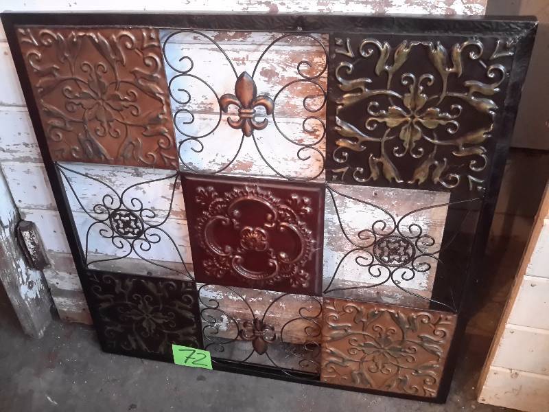 36in x 36in metal Wall dcor.