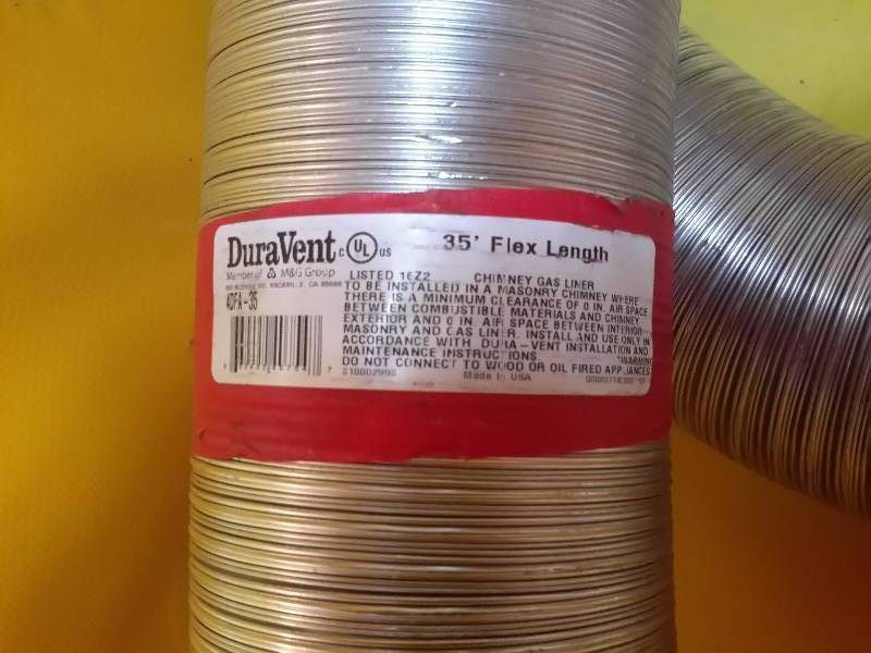 35ft Flexible DURAVENT  Fire Extinguisher