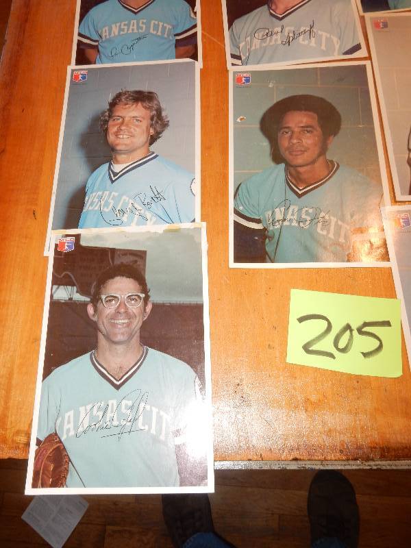 Kansas City Royals photos.. Signed, but im sure they are prints