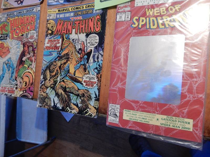 9 comic books