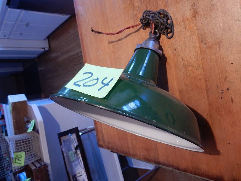 MetalEnamel 20 in hanging light fixture