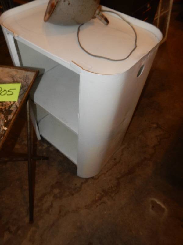 Vintage roaster Cart, TV Tray with American Homestead Winter, Vintage Metal hanging light fixture.