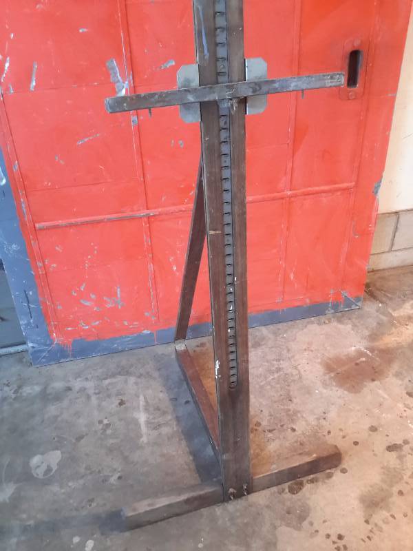 Very Old Easle.. Looks to be hand made 78in tall