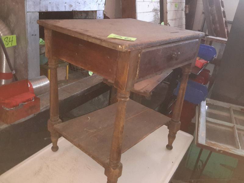 26in w x 19 in  x 28 in h..PRIMITIVE Writing Desk.