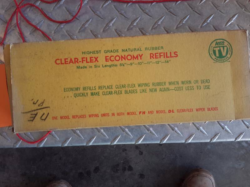 3, Vintage, Windshield Wiper blades