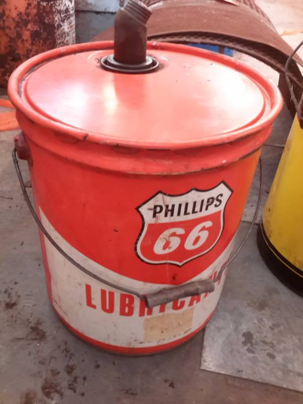 Two 5 Gallon Petroleum cans..