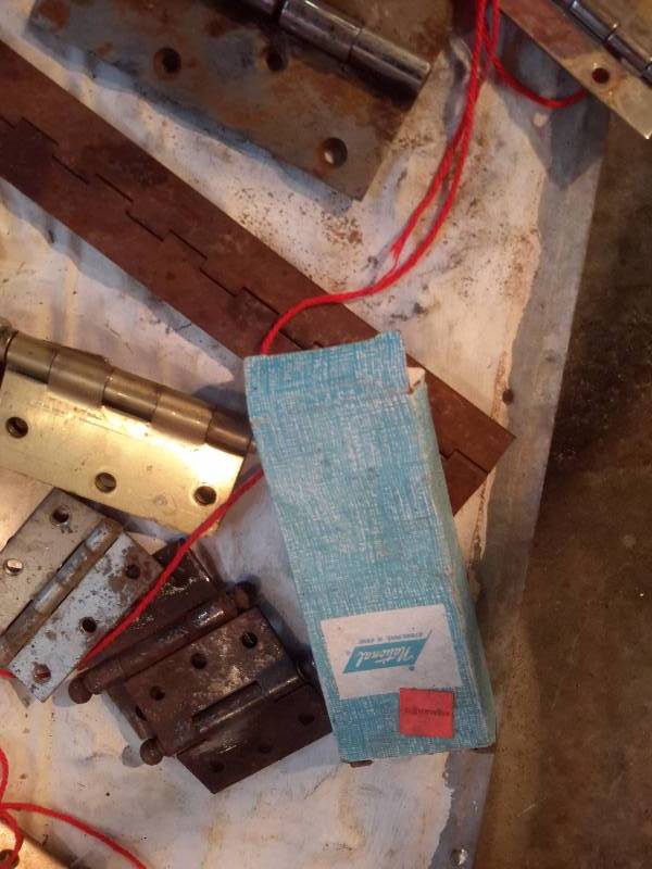 Misc. Old Hinges  Lawrence, Made in USA, LA Sterling International Brand