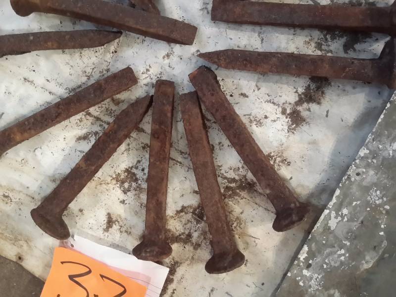 Lot of Railroad Spikes