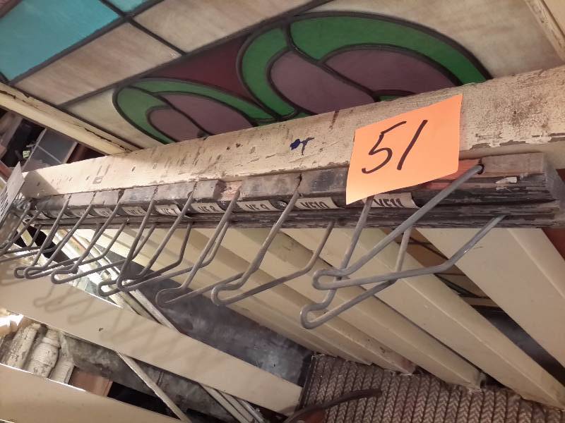 Vintage Hanging Rack, Decorative Grate