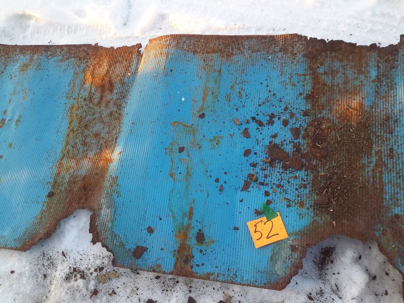 Roll of Corrugated Metal