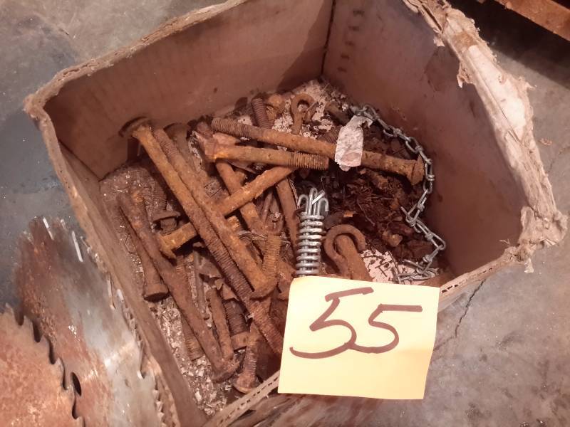 Old Saw Blades and Bolts