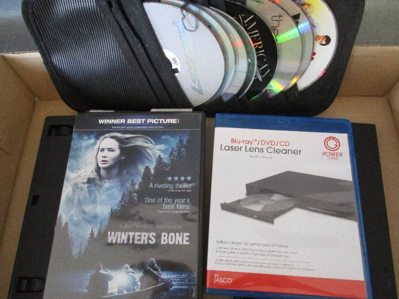 lot 13 image: Laser Lens Cleaner and DVDs