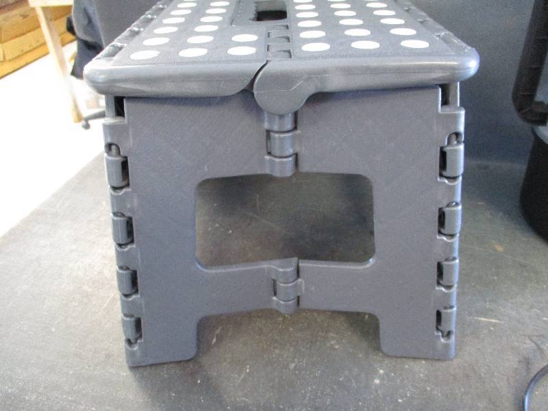 lot 37 image: Portable Vacuum and Foldable Stool