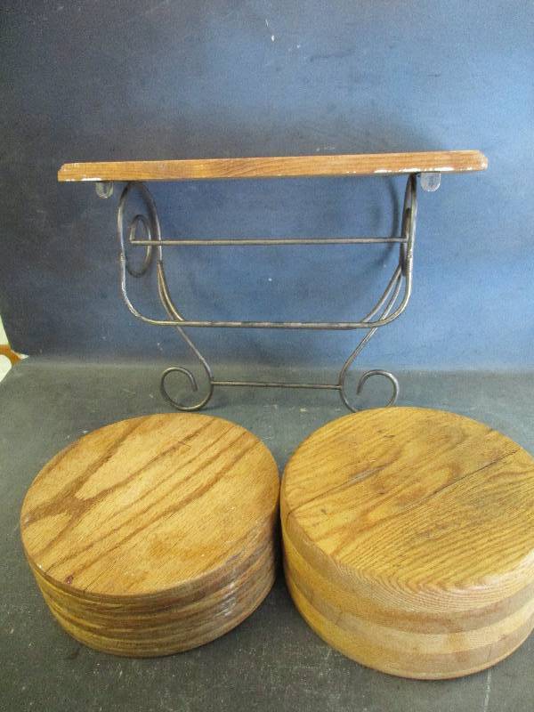 lot 71 image: Wooden bowls