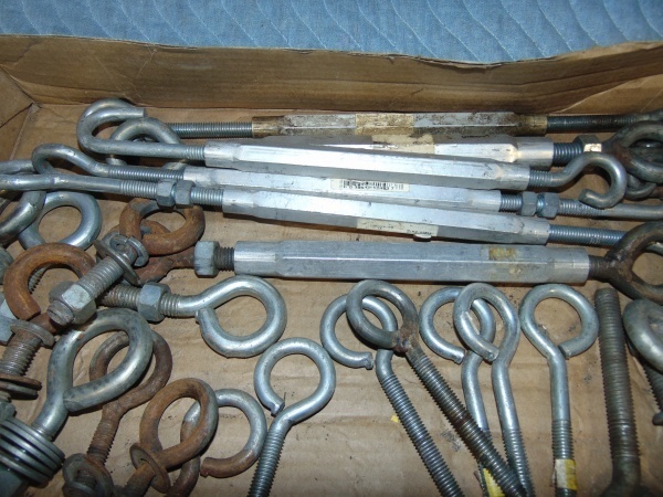 lot 129 image: Misc Lot Turnbuckles and Eye Bolts