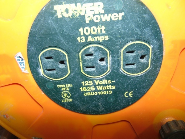 lot 125 image: Extension Cord on Reel