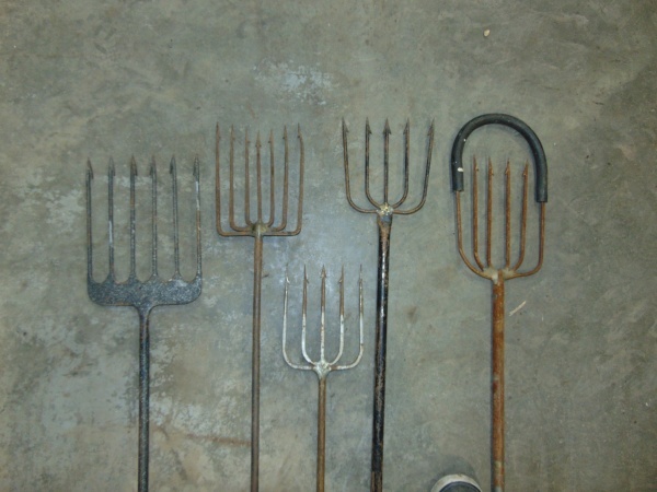 lot 72 image: (5) Fishing Spears