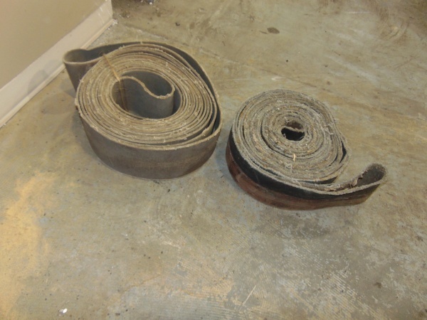 lot 33 image: (2) Vintage Tractor Belt